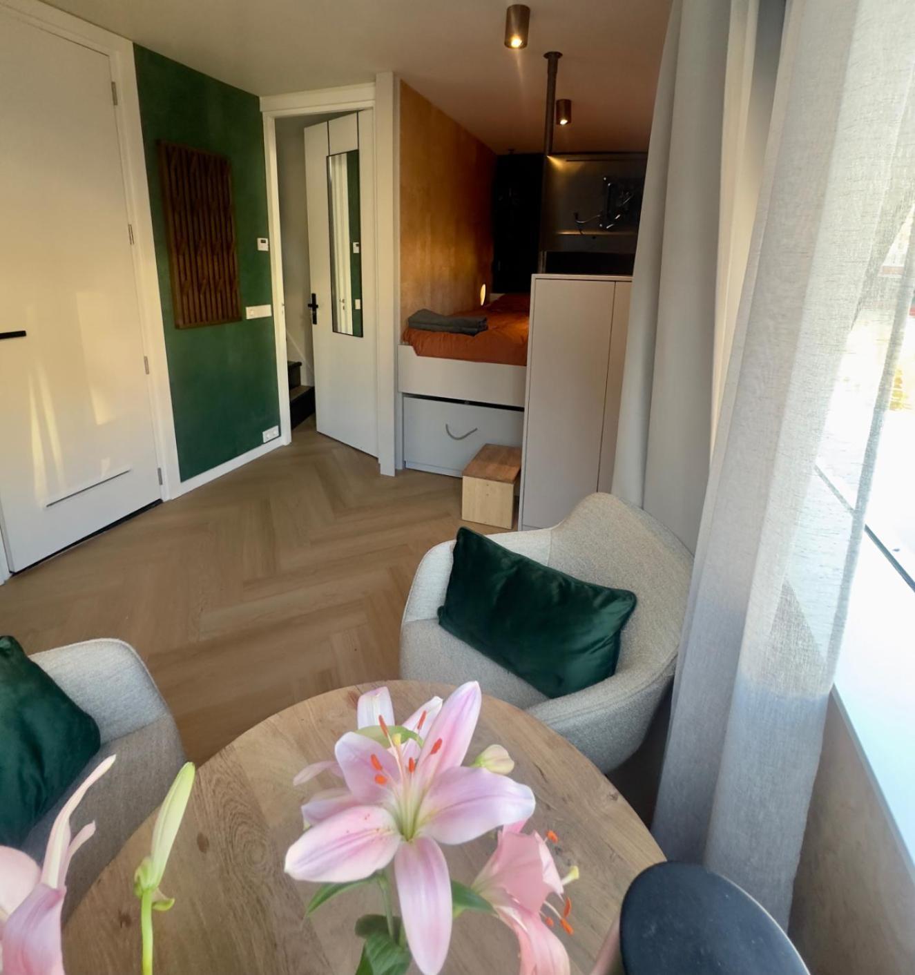 Houseboat Bnb The Floating Nest Amsterdam Esterno foto