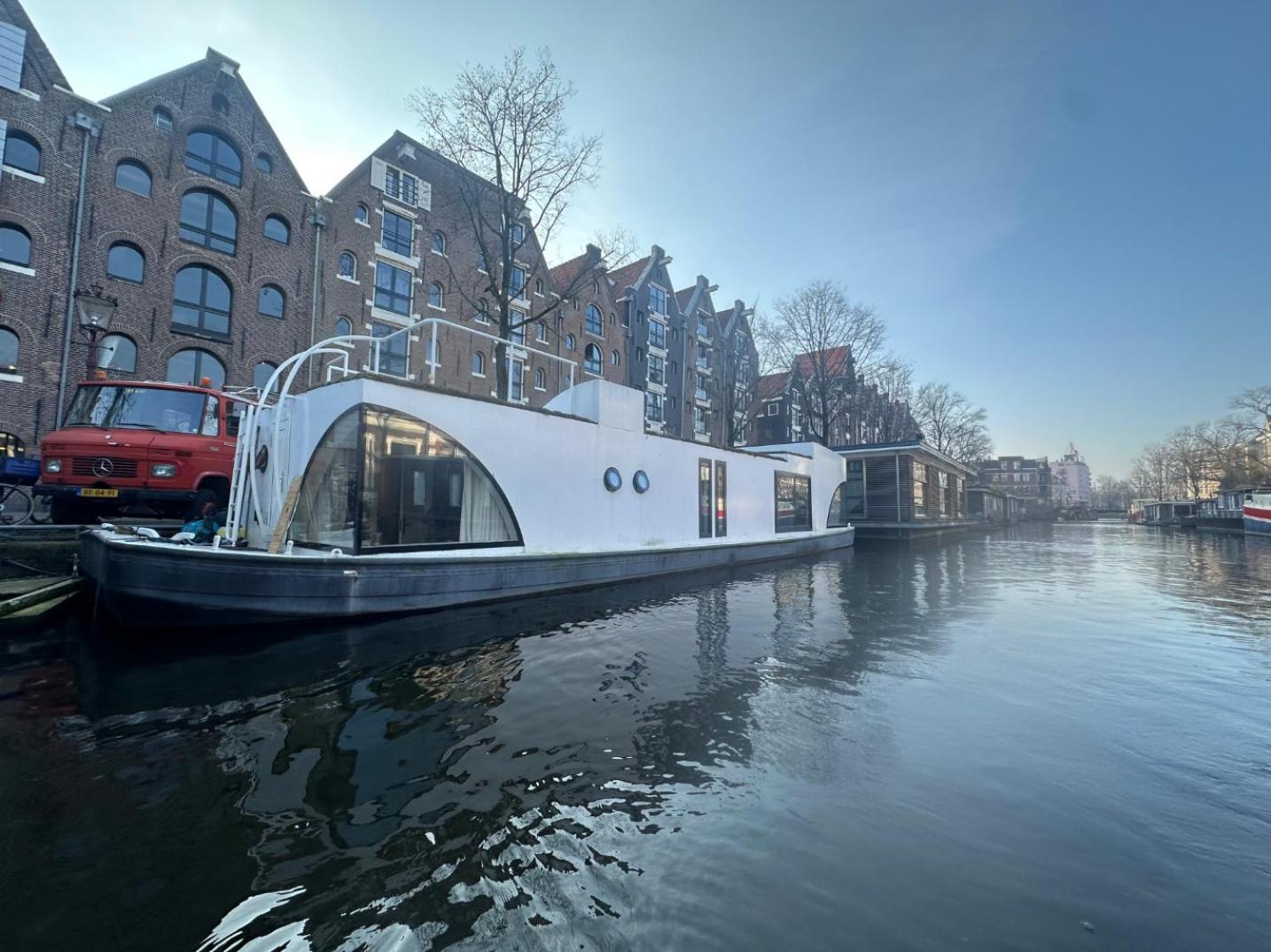 Houseboat Bnb The Floating Nest Amsterdam Esterno foto